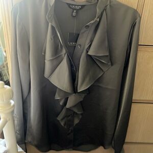 Ralph Lauren ruffle blouse